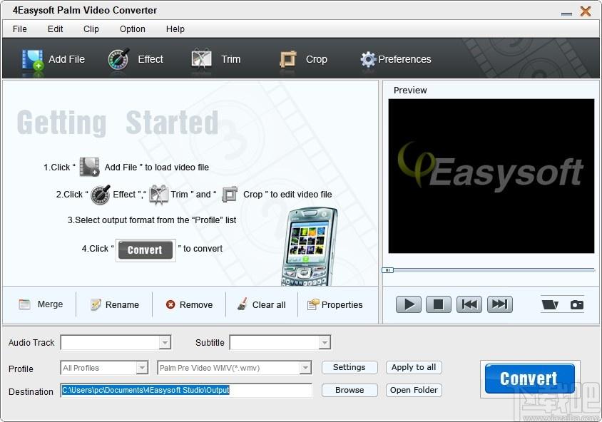 4Easysoft Palm Video Converter下载,视频转换软件,视频转换