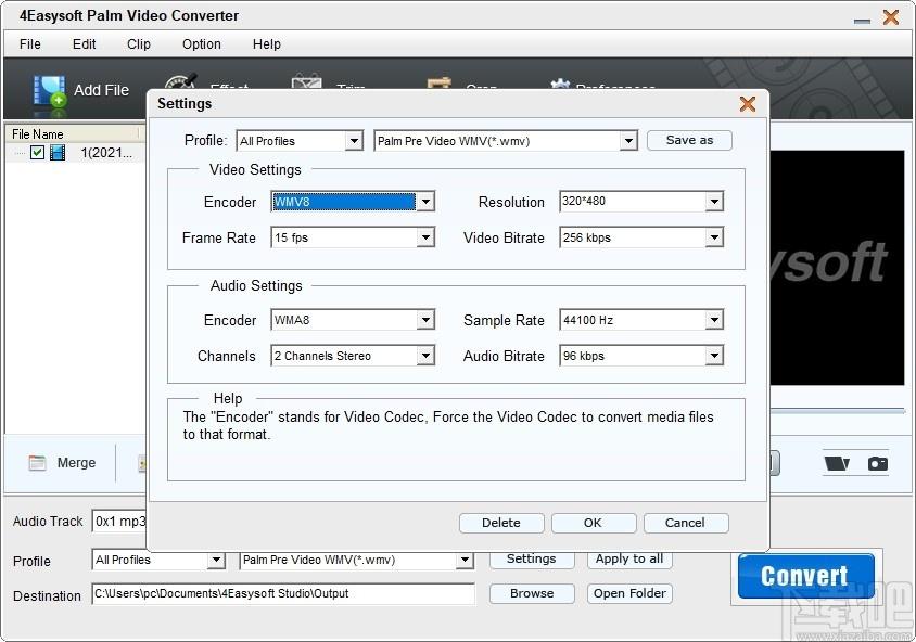 4Easysoft Palm Video Converter下载,视频转换软件,视频转换