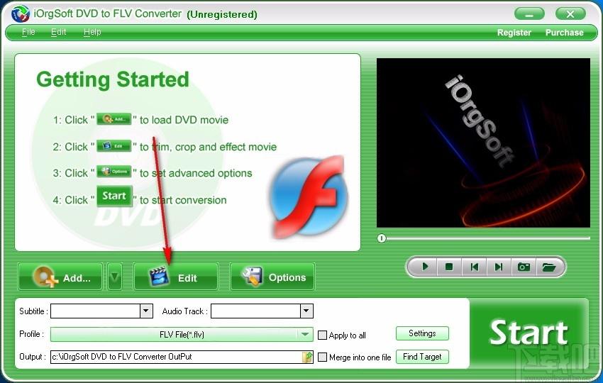 iOrgSoft DVD to FLV Converter,DVD转FLV,视频转换,转换器