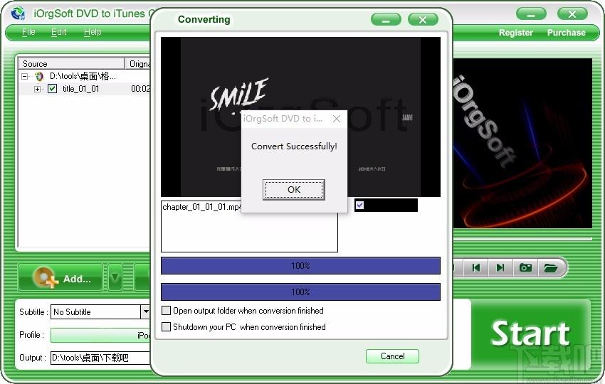 iOrgSoft DVD to iTunes Converter,DVD转iTunes,视频转换