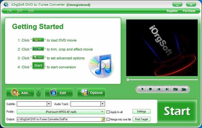 iOrgSoft DVD to iTunes Converter,DVD转iTunes,视频转换