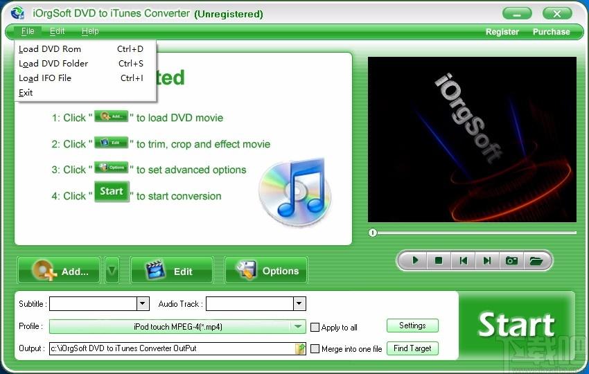 iOrgSoft DVD to iTunes Converter,DVD转iTunes,视频转换