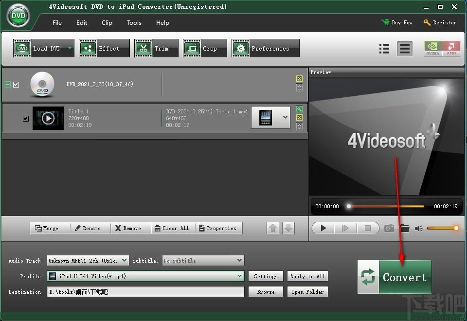 4Videosoft DVD to iPad,DVD转iPad,视频转换