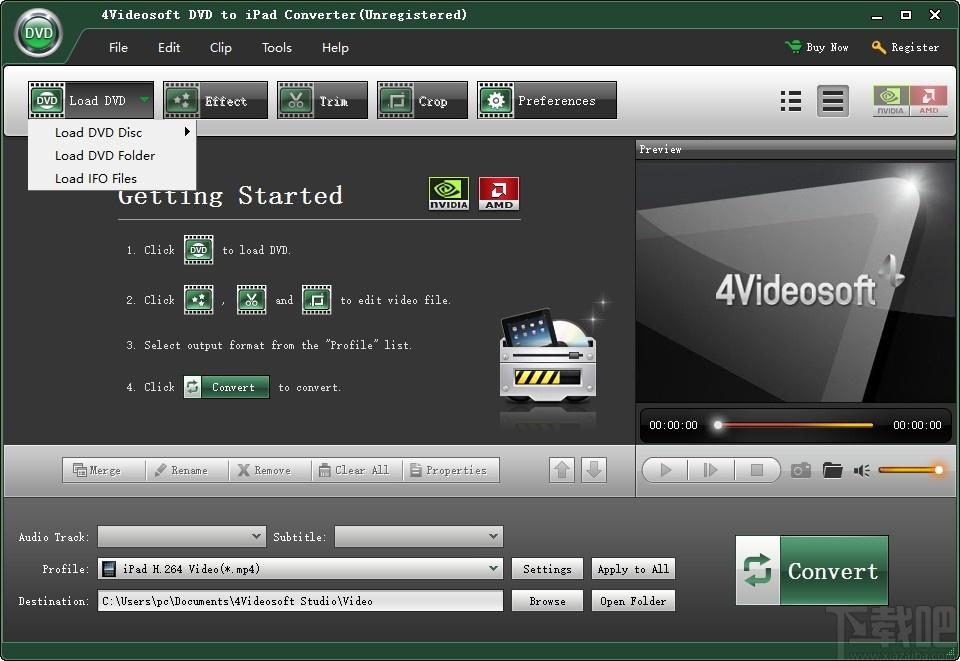 4Videosoft DVD to iPad,DVD转iPad,视频转换