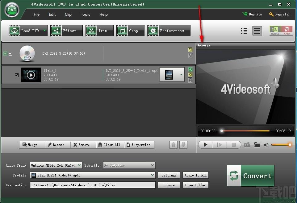 4Videosoft DVD to iPad,DVD转iPad,视频转换